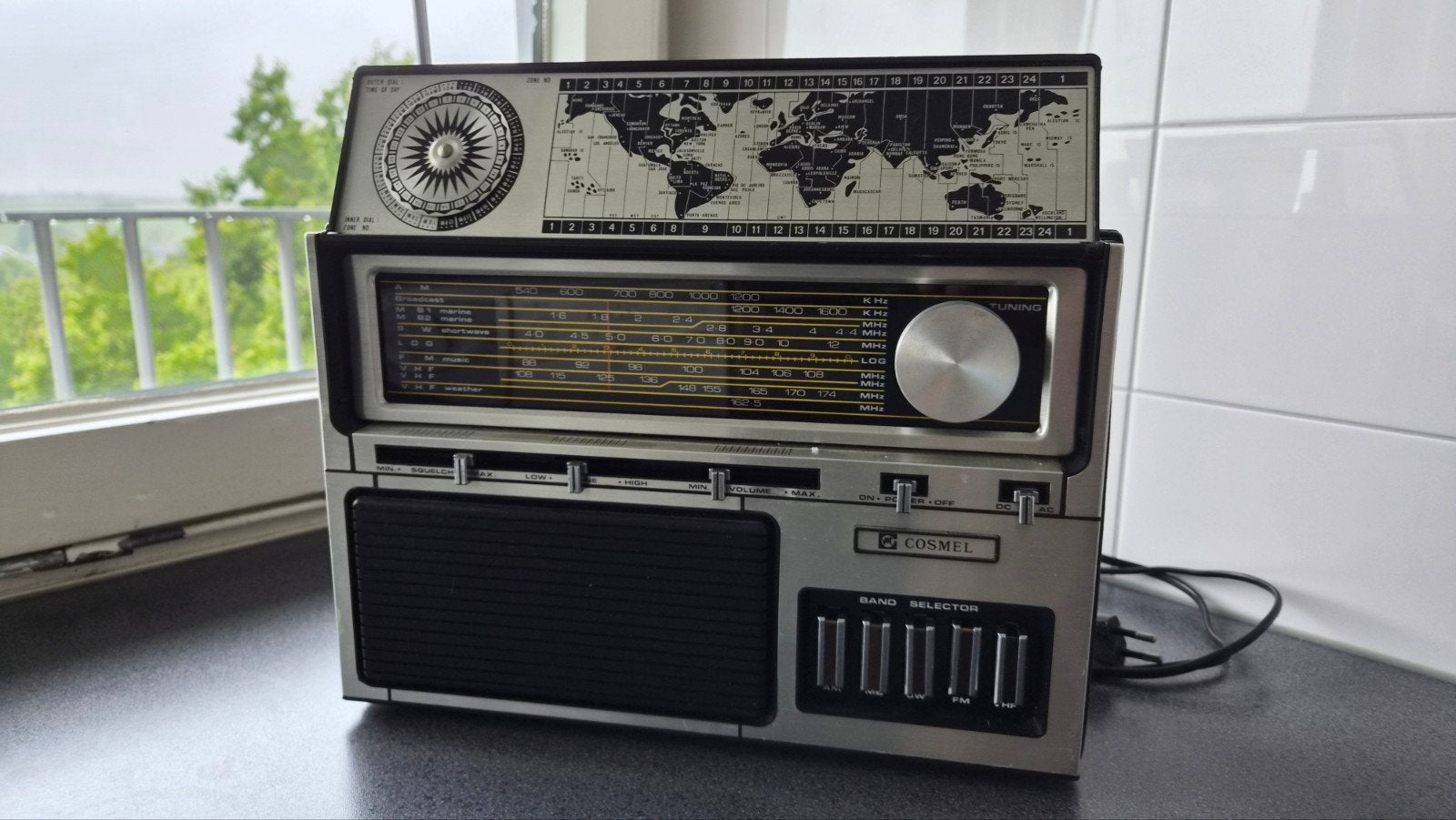 Cosmel HA-5700 Multiband Wereldontvanger - Vintage Radio, Ophalen of Verzenden, Gebruikt, Wereldontvanger