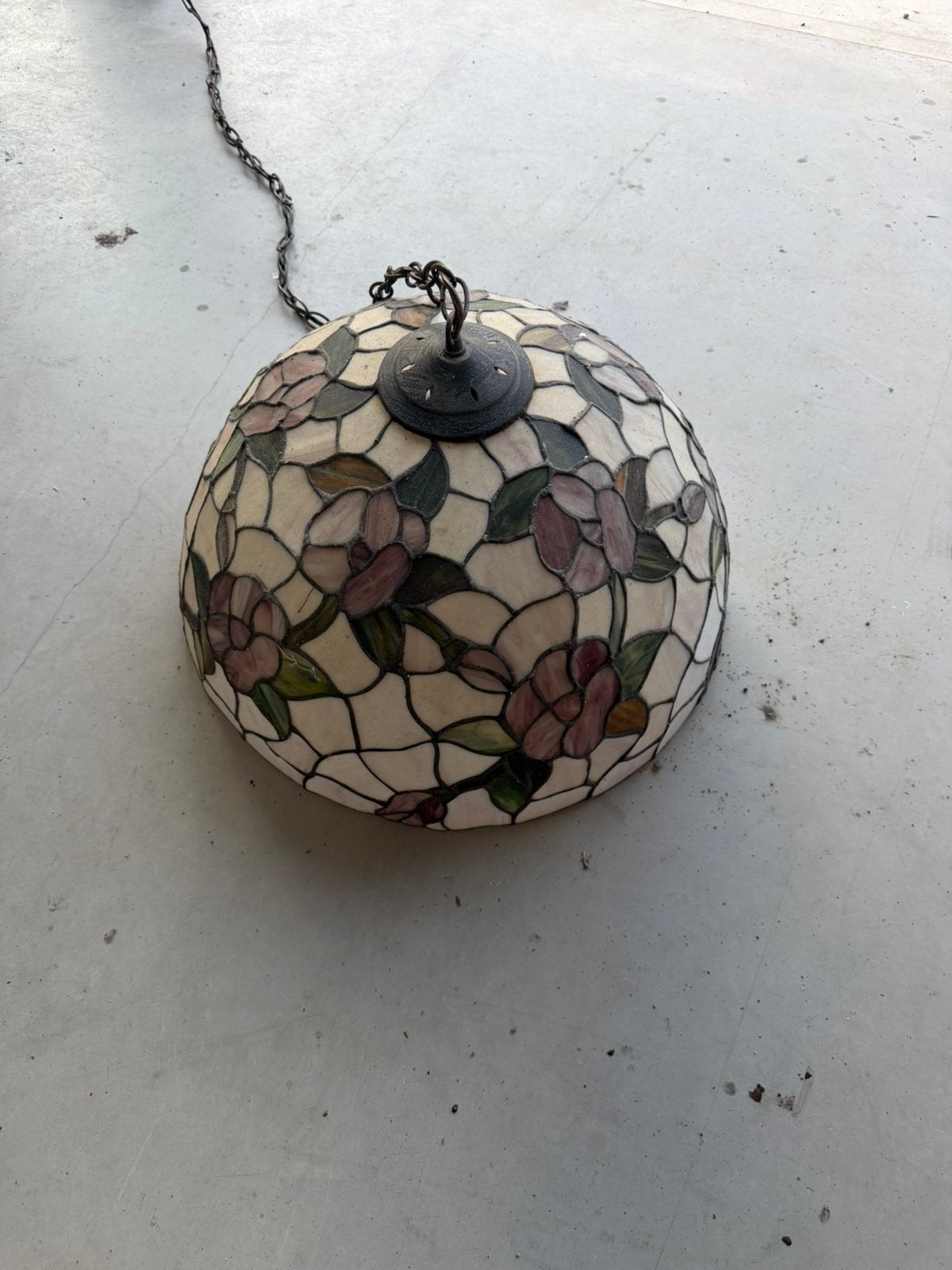 Zeer mooie soort van tiffany lamp glas in lood, Antiek en Kunst, Antiek | Lampen, Ophalen