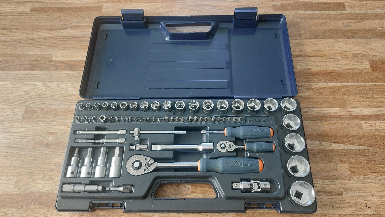 Garant (Hazet) dopsleutelset 1/2" en 1/4" 630023 SD, Doe-het-zelf en Verbouw, Gereedschap | Handgereedschap, Ophalen of Verzenden
