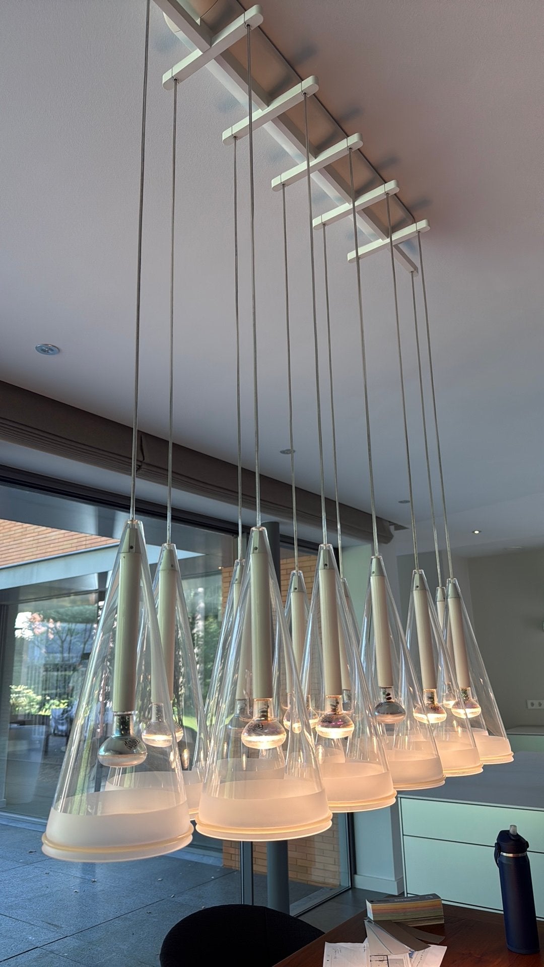 Design lamp Flos Fushia scherm (12x), Ophalen, Zo goed als nieuw