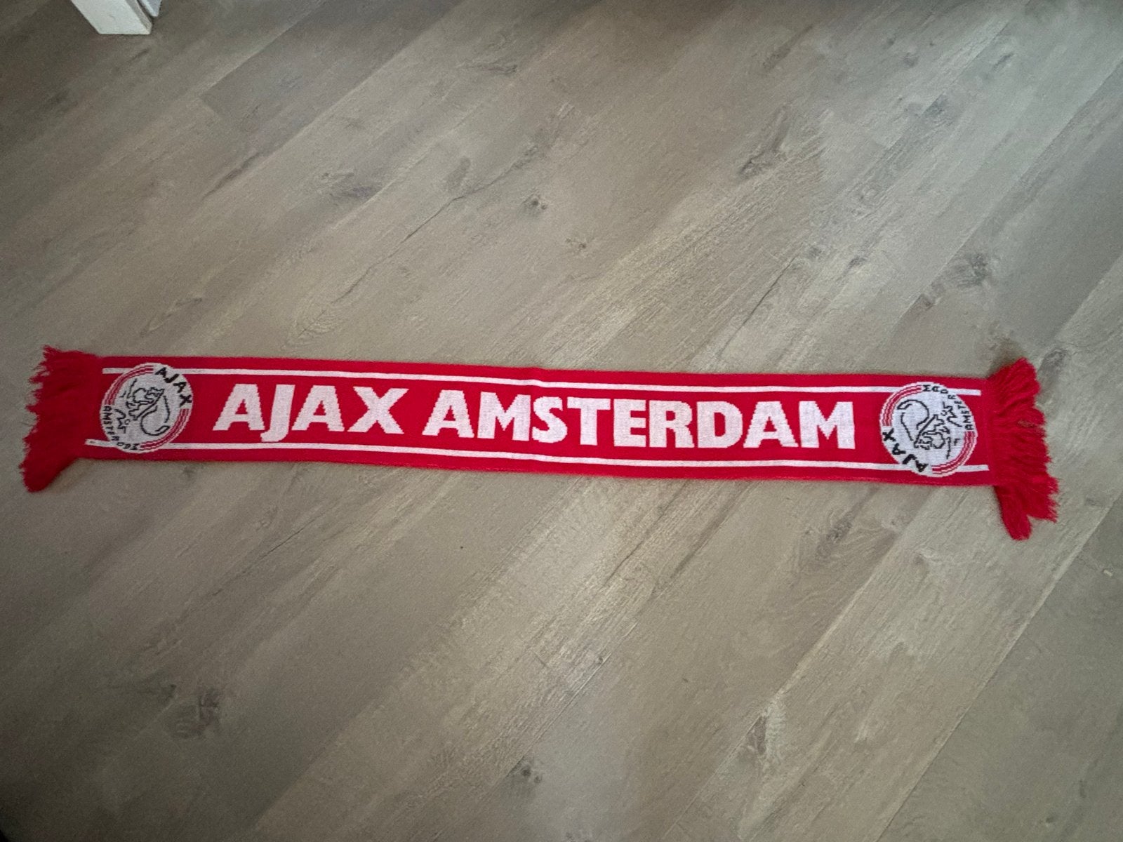 Ajax Amsterdam sjaal - Voetbalfan accessoire, Ophalen, Zo goed als nieuw, Clubaccessoires