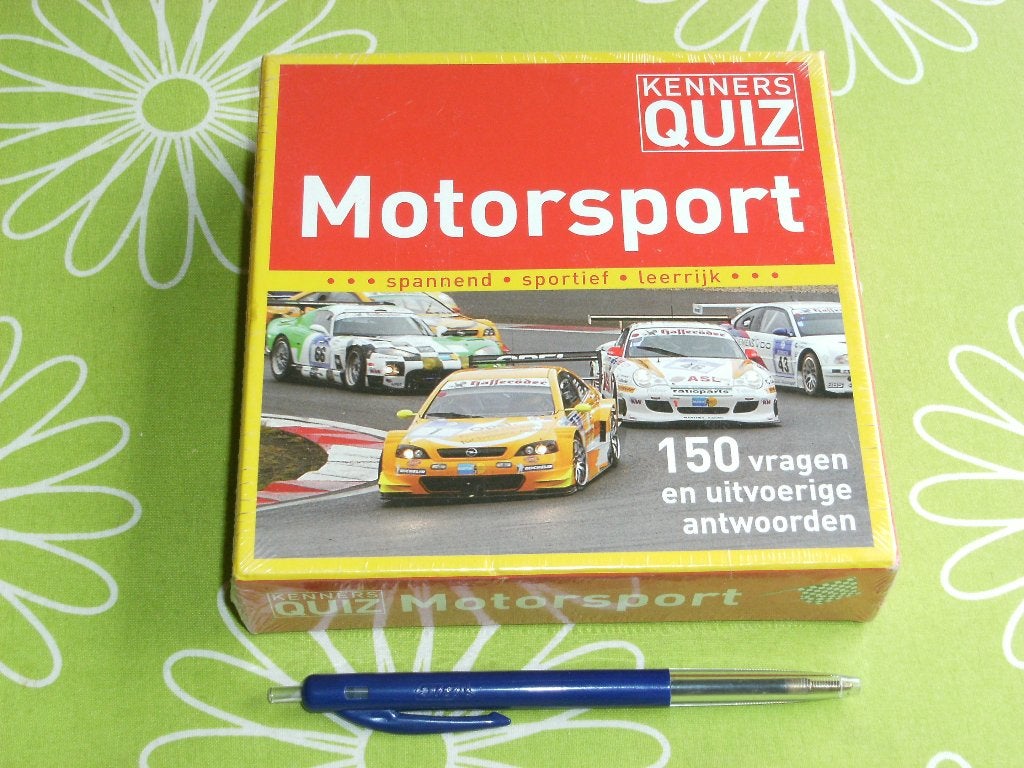 Nieuw in seal: Kenners Quiz Motorsport - test je kennis!, Vijf spelers of meer, Ophalen of Verzenden, Nieuw