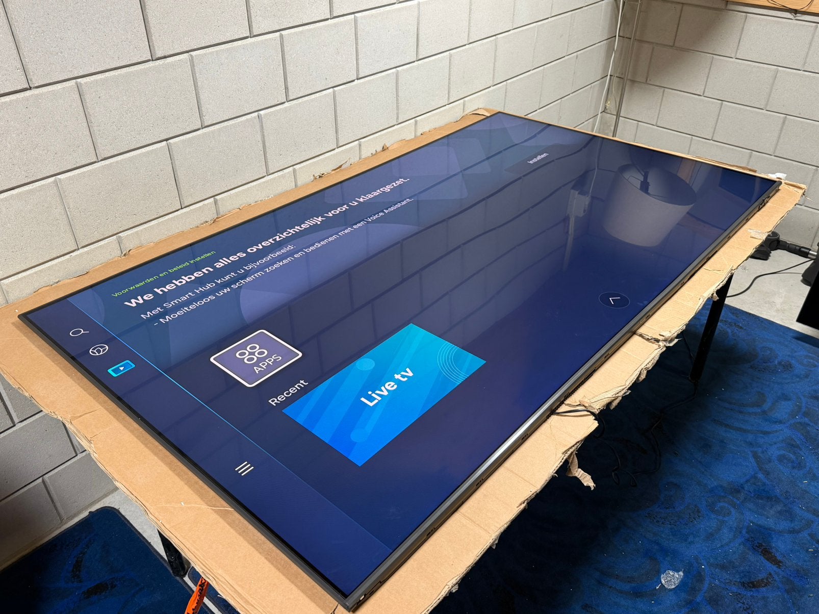 Samsung QE85Q70CAT 85 Inch QLED 4K Smart TV (2023), Ophalen, Zo goed als nieuw