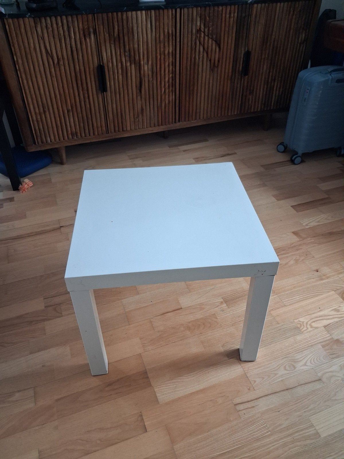 Handig, lichtgewicht IKEA bijzettafeltje - Wit, Minder dan 45 cm, Minder dan 55 cm, Gebruikt, Vierkant