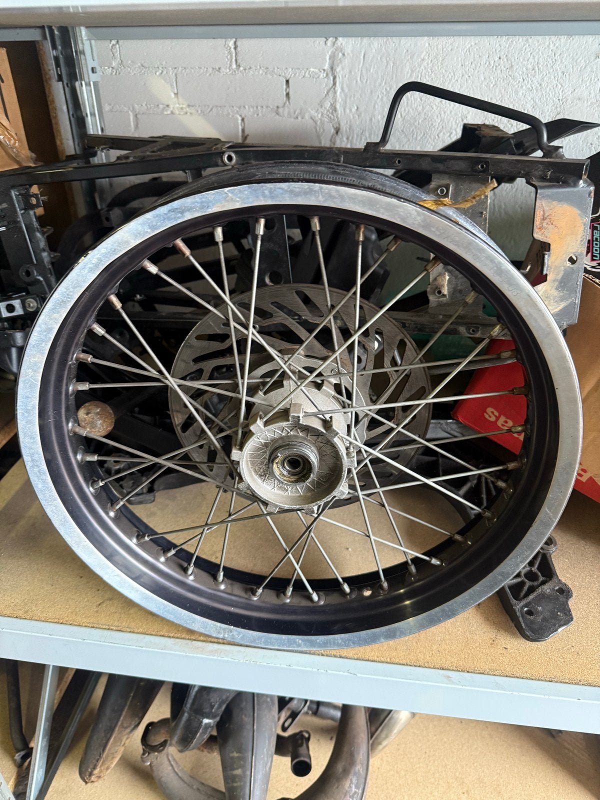 Derbi DRD Voorvelg - 15mm as, gepolijste rand, Derbi, Overige typen, Derbi, Ophalen of Verzenden