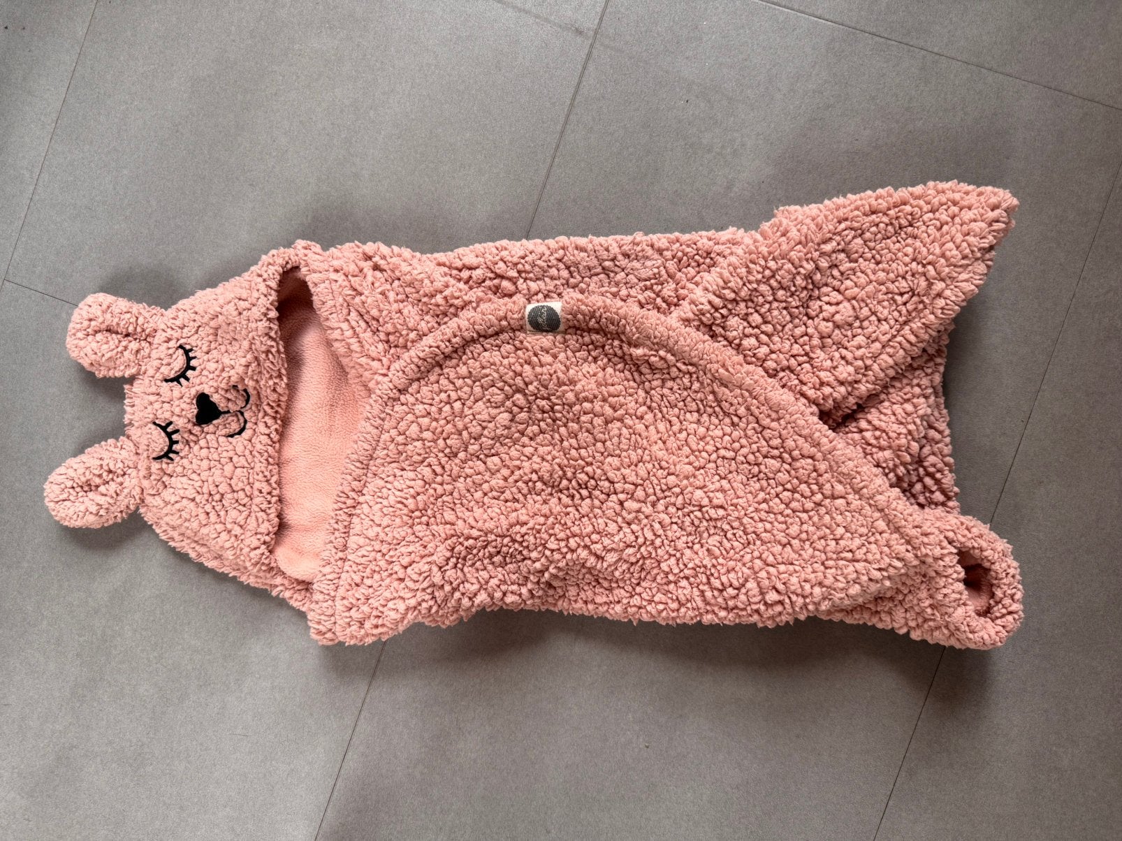 Jollein konijn wikkeldeken voor in maxi-cosi /kinderwagen, Jollein, Ophalen of Verzenden, Zo goed als nieuw, Voetenzak