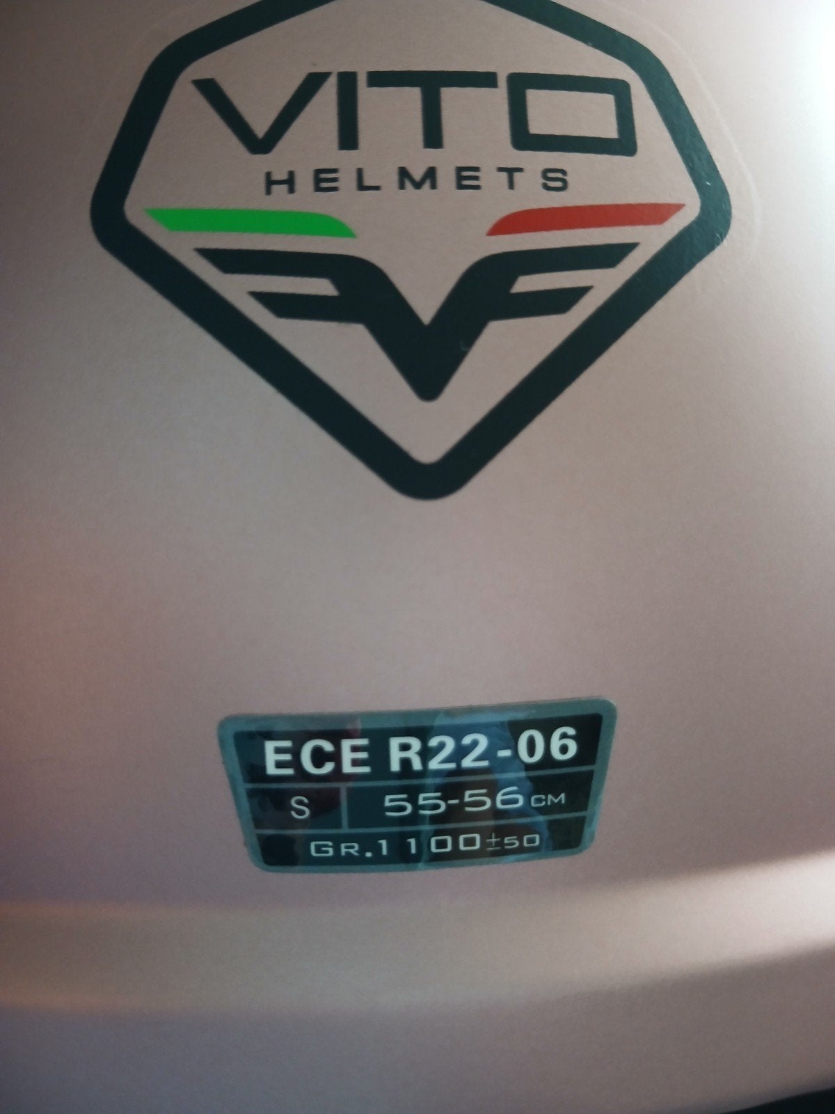 Vito Helmets motorhelm - Roze, maat S (55-56 cm), Motoren, Kleding | Motorkleding, Ophalen
