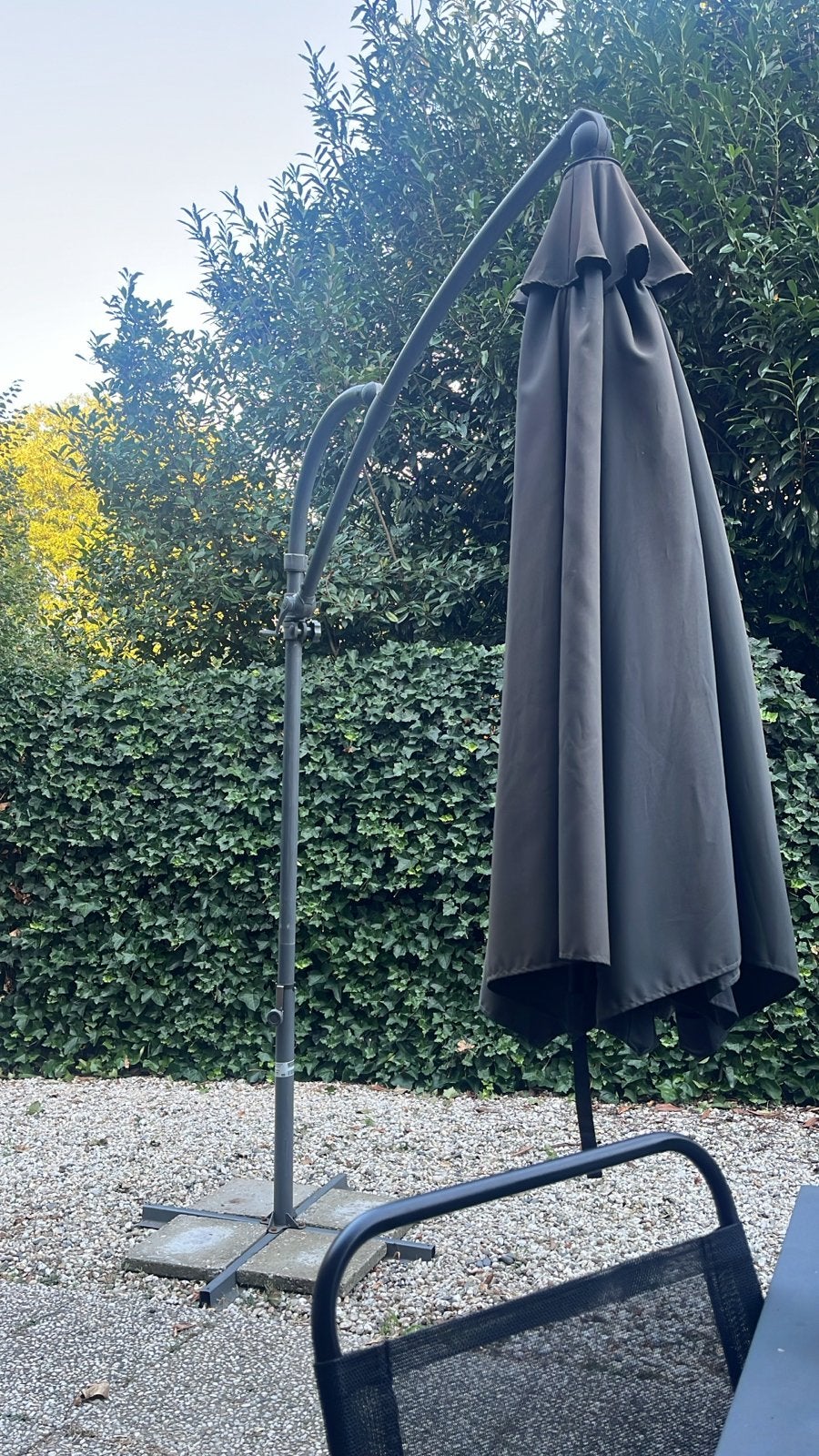 Zweefparasol, Tuin en Terras, Ophalen, Gebruikt, Kantelbaar, 2 tot 3 meter