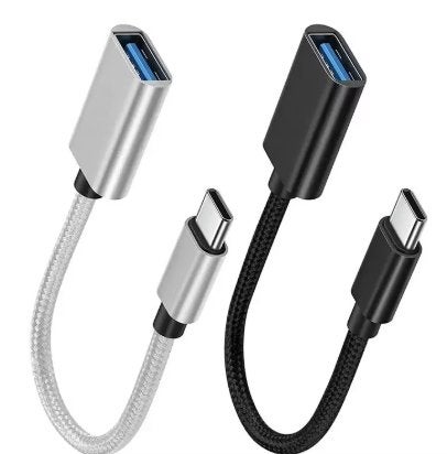 2xType-C OTG-kabeladapter USB naar Type C-adapterconnector, Ophalen, Nieuw