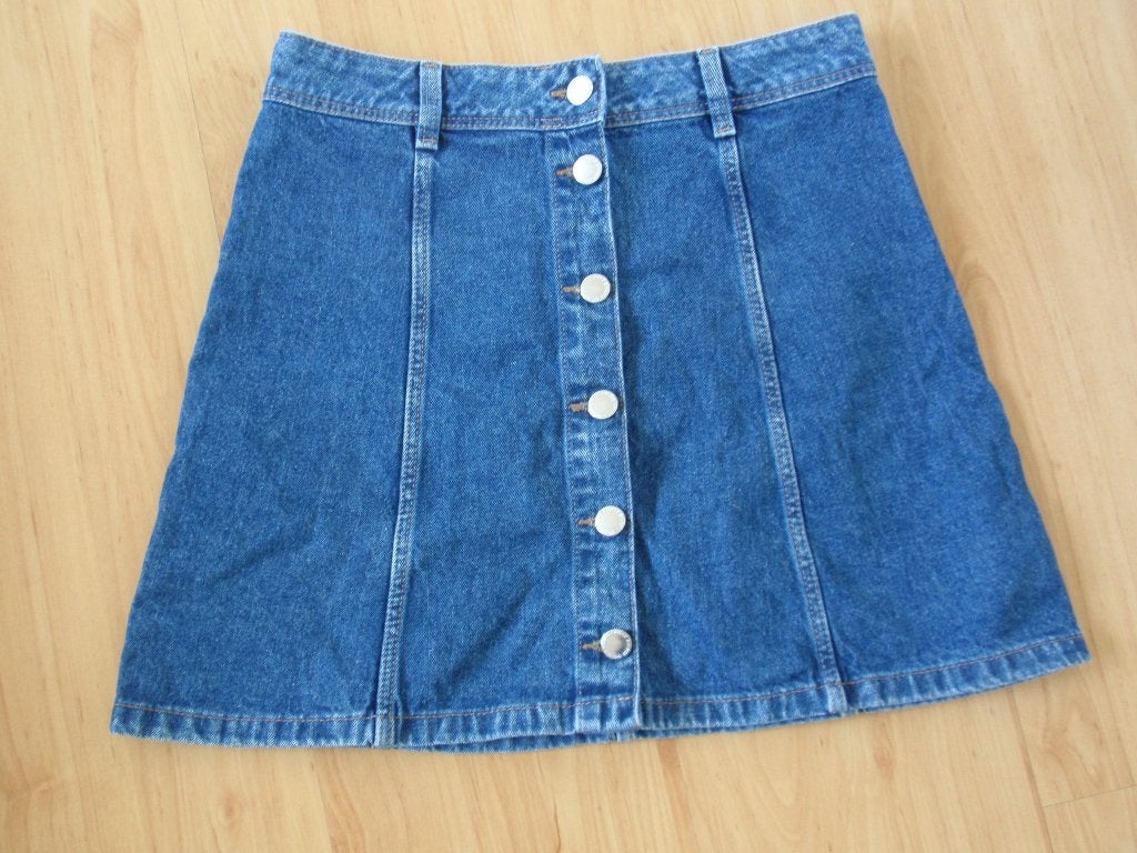 H&M Divided - spijker rokje maat 36, Blauw, H&M Divided, Ophalen of Verzenden, Zo goed als nieuw