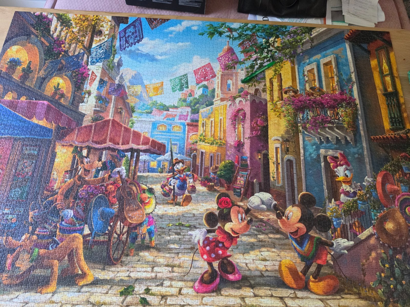 puzzel van thomas kinkade/disney/schmidt 6000 stukjes, Ophalen of Verzenden, Meer dan 1500 stukjes, Nieuw, Legpuzzel