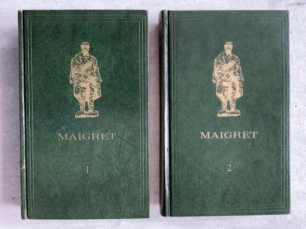 Maigret - Georges Simenon - Deel 1 en 2 - hardcover, Ophalen of Verzenden, Zo goed als nieuw, Georges Simenon