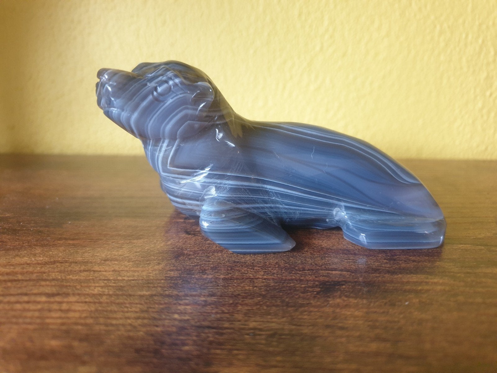Zeeleeuw / zeehond agaat, Verzenden, Paard, Beeldje of Figuurtje