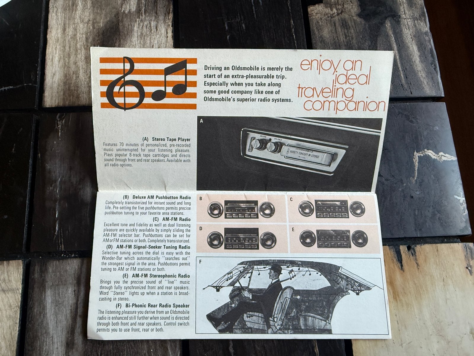 Oldsmobile accessoires boekje, Ophalen