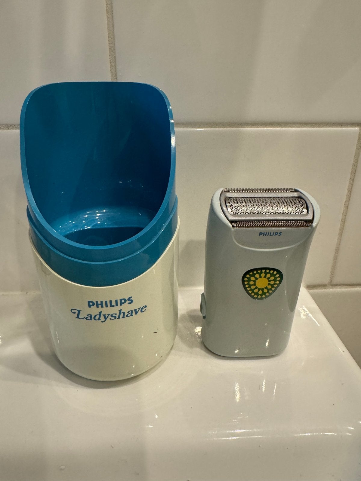 Philips ladyshave. Vintage, Ophalen of Verzenden, Gebruikt, Scheren en Epileren