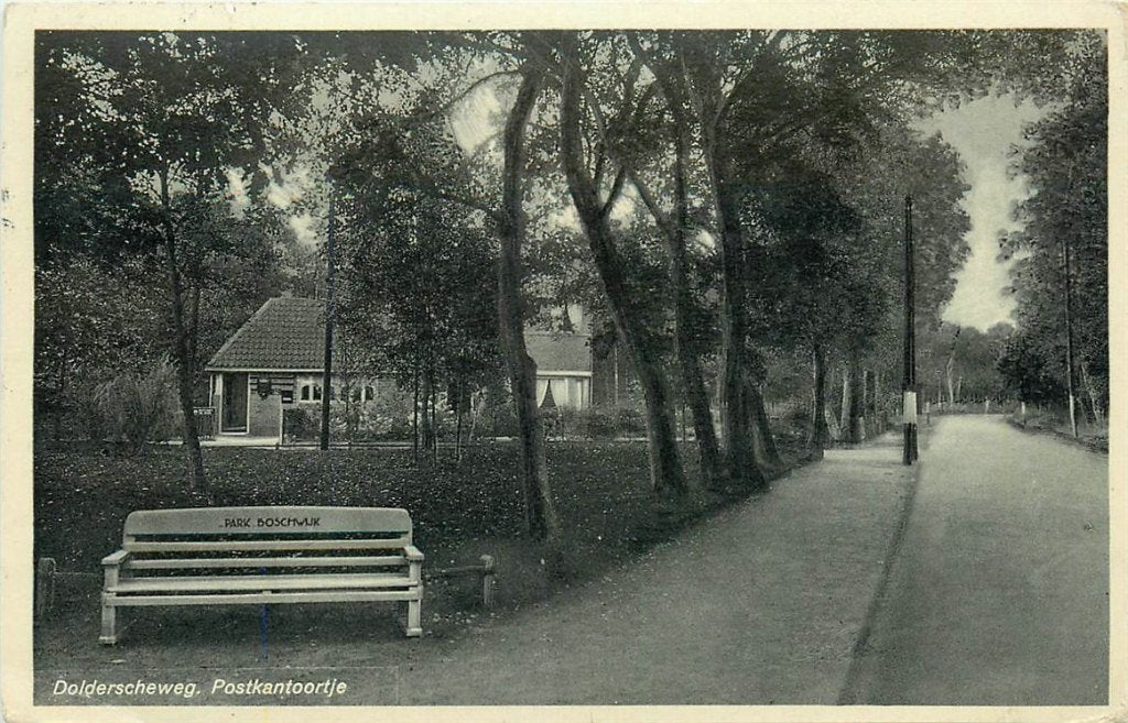 378-341-005 Den Dolder Dolderscheweg Postkantoortje, Ophalen of Verzenden, Voor 1920, Utrecht