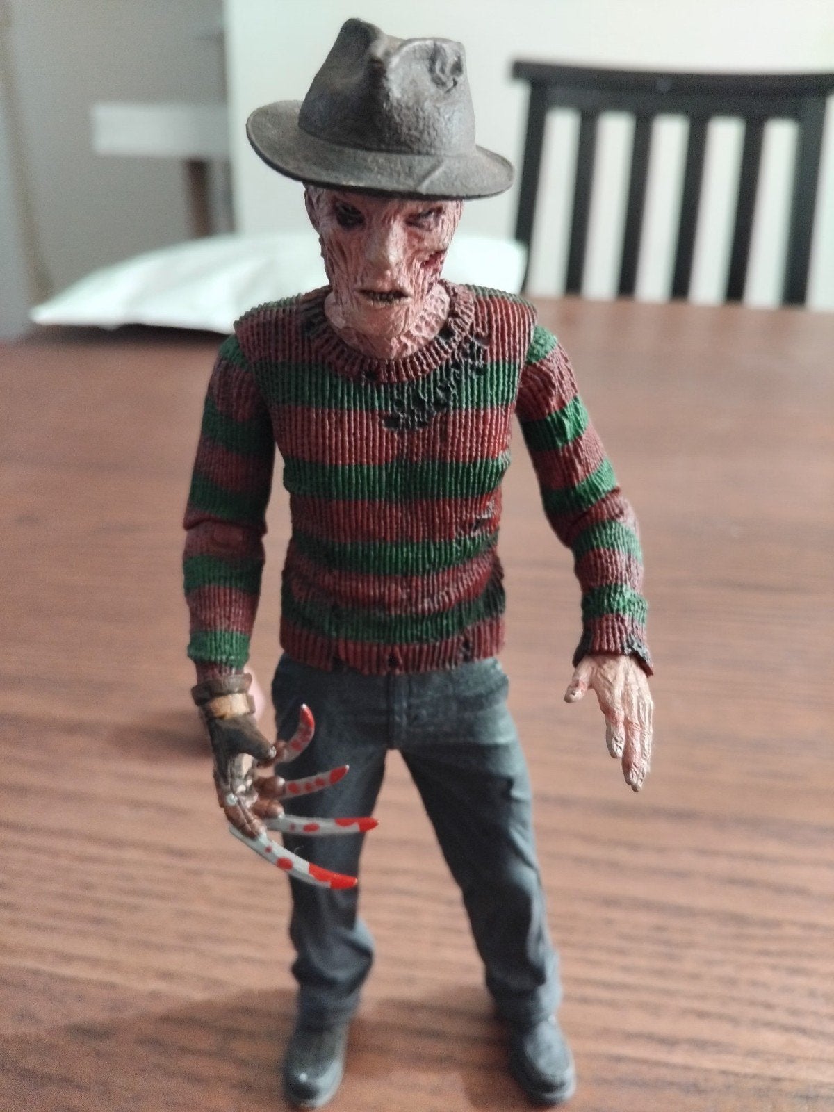 Freddy Krueger actiefiguur - beschrijving, Ophalen of Verzenden, Gebruikt
