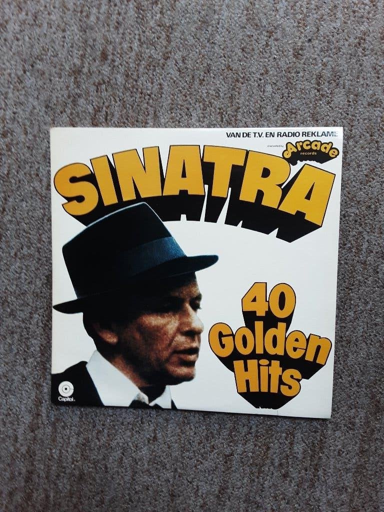vinyl dubbel lp Frank Sinatra 40 golden hits, Gebruikt, Ophalen of Verzenden, 12 inch, Dubbel-LP