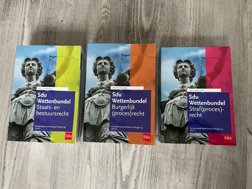 SDU Wettenbundels 2024-2025, Verzenden, Diverse auteurs, Gamma, WO