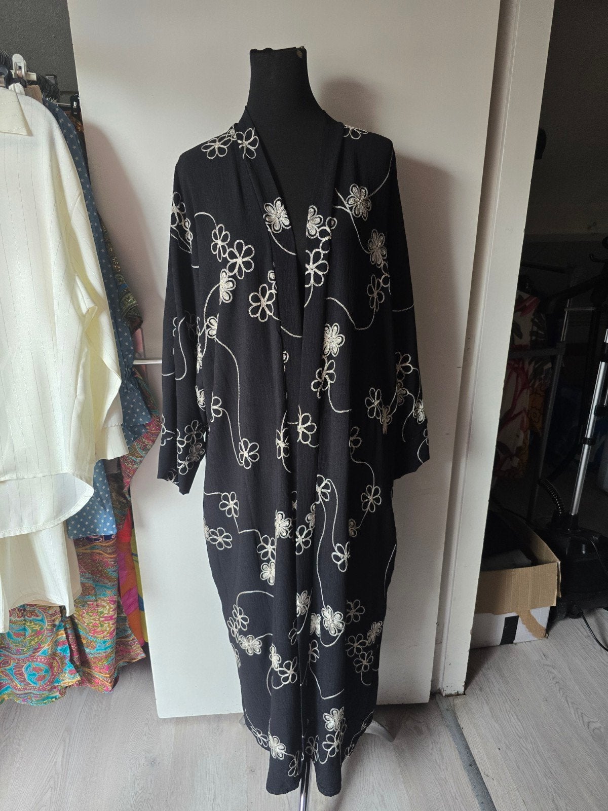dames kimono nieuw, Zwart, Maat 42/44 (L), Nieuw, Ophalen of Verzenden