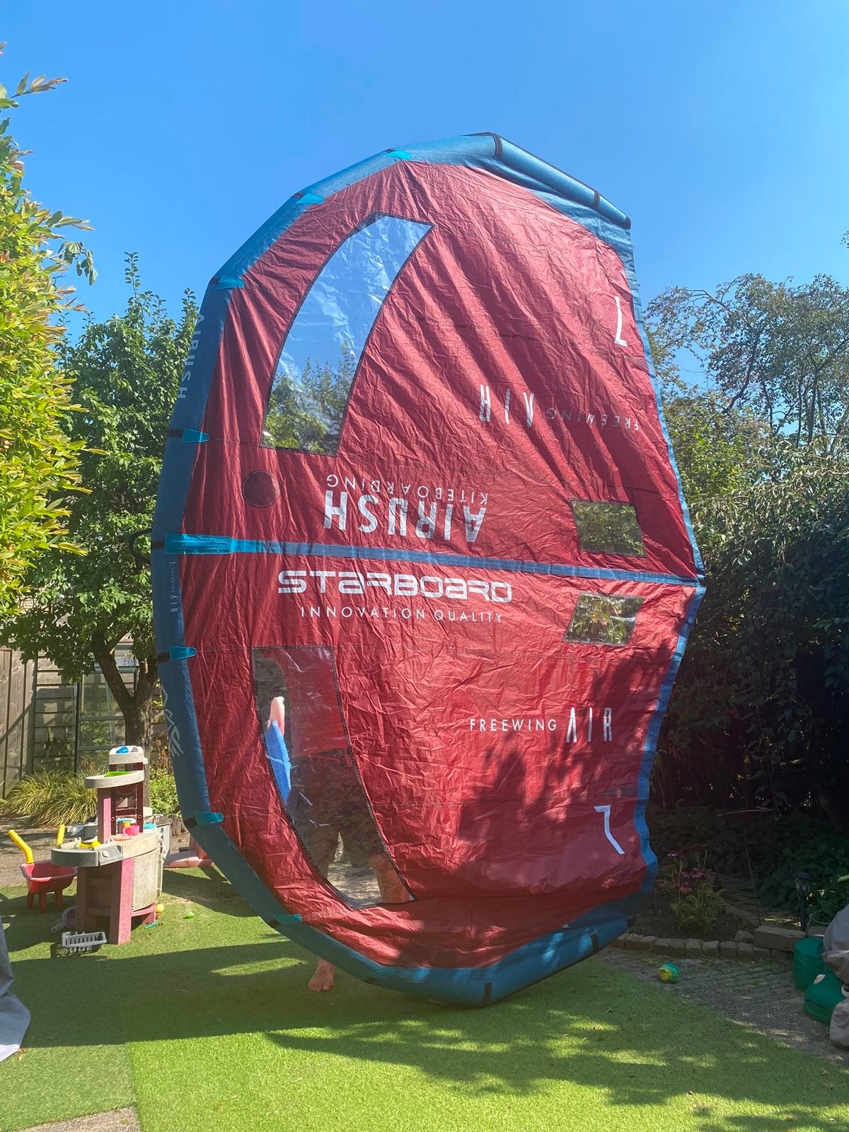 Wingfoil Airush 7.0 m2 - Perfect voor Wingfoilen, Ophalen of Verzenden, Zo goed als nieuw
