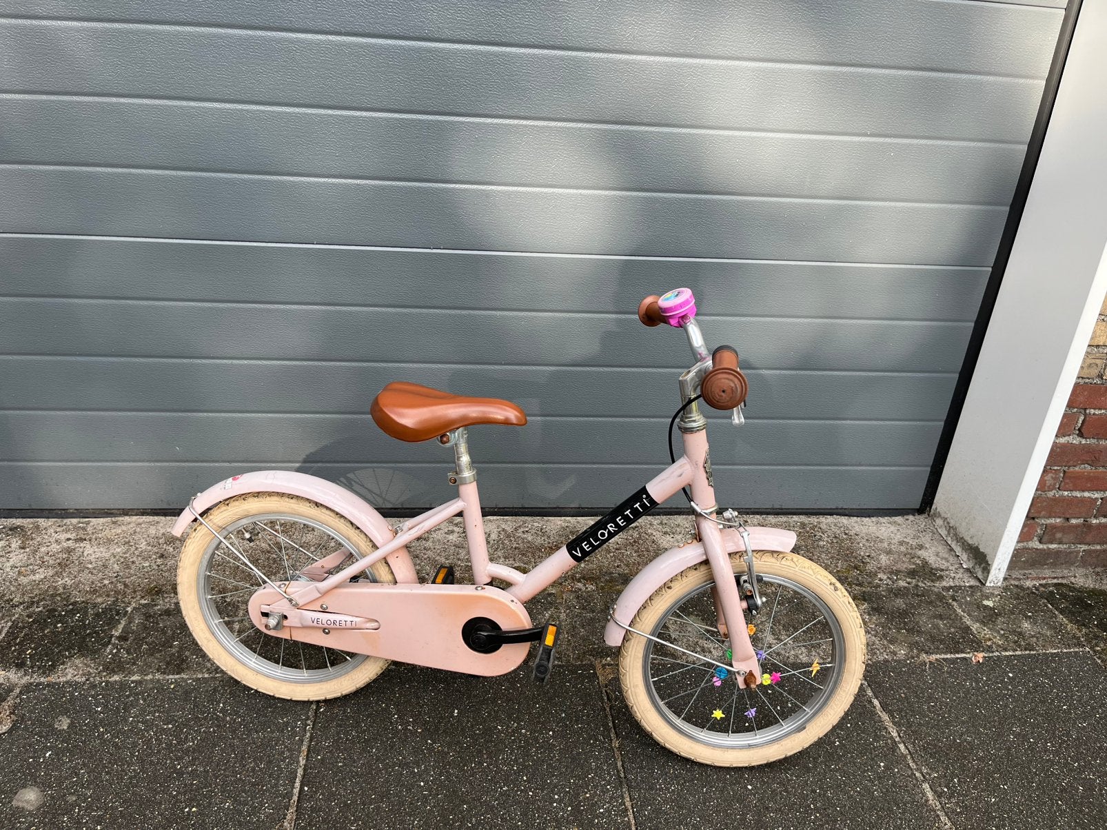 Meisjesfiets Veloretti 16 inch, Ophalen, Zo goed als nieuw, 16 tot 20 inch
