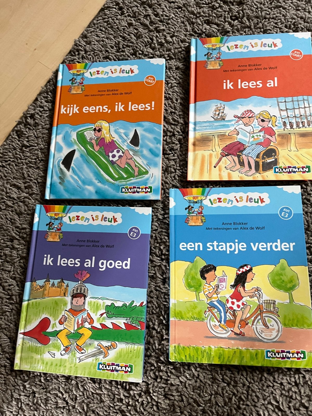Lezen is Leuk boeken AVI Start, E3, E3, E4, Boeken, Ophalen of Verzenden, Gelezen, Overige niveaus, Nederlands