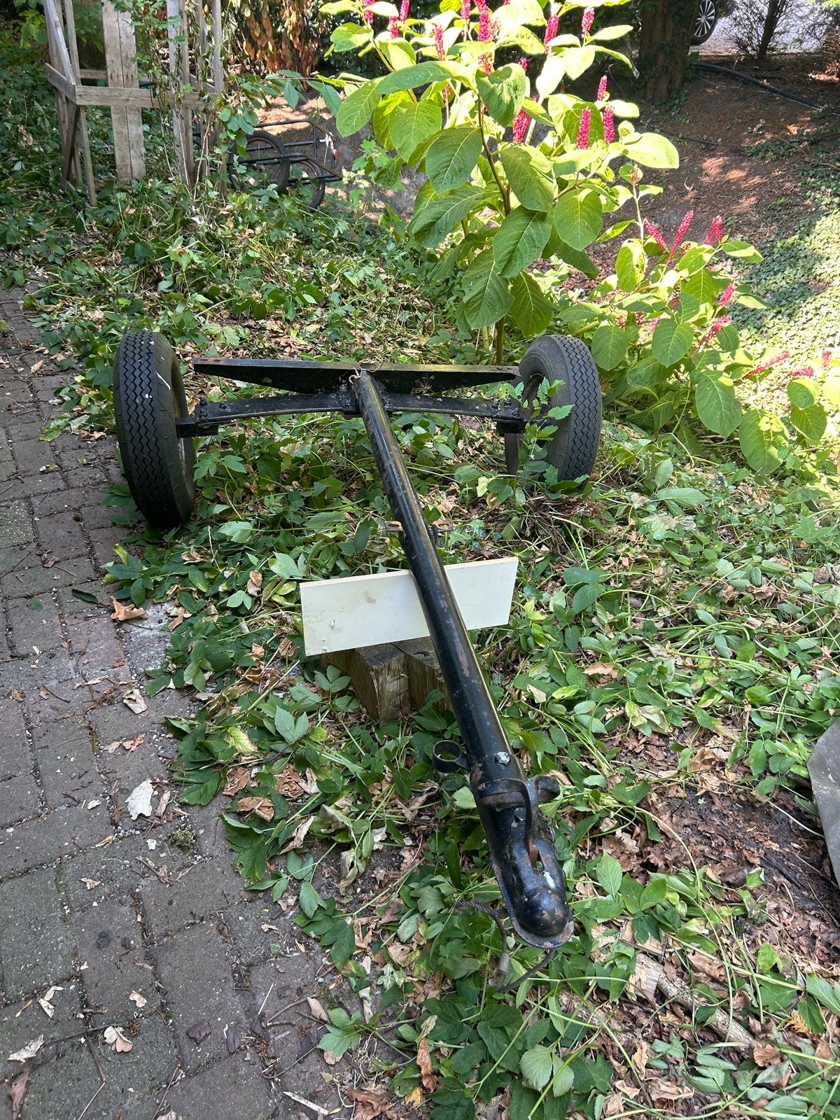 Aanhanger onderstel met trekhaak, Ophalen of Verzenden, Gebruikt