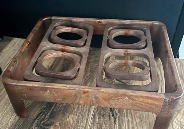 Vintage gyroscopische bekerhouder, Ophalen of Verzenden, Zo goed als nieuw, Interieur en Kussens