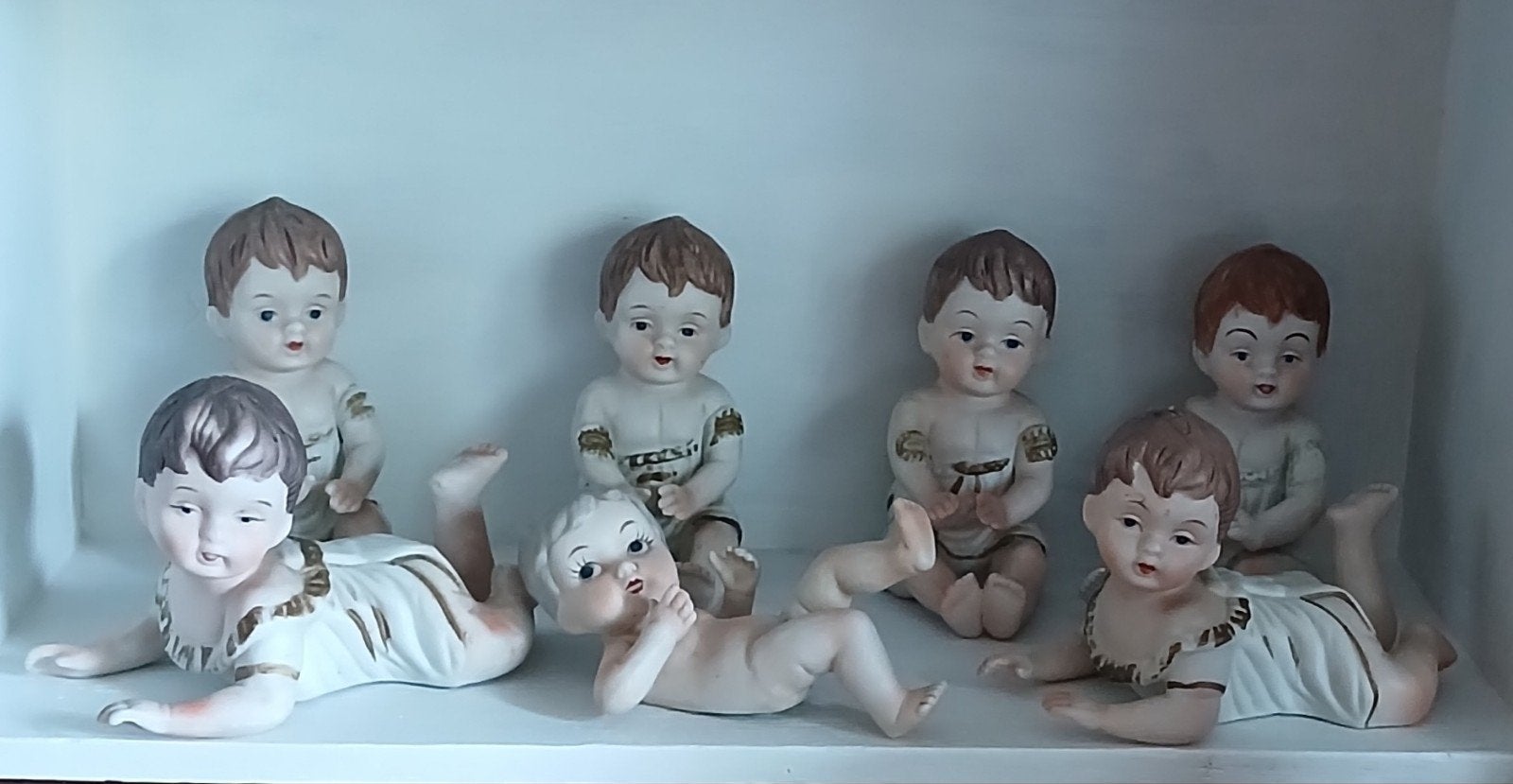 Brocante Piano Baby's, Antiek en Kunst, Ophalen of Verzenden