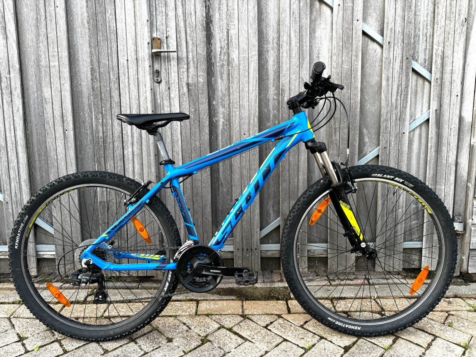 Scott Aspect mountainbike 27.5 inch, jongensfiets, 21 versn, Fietsen en Brommers, Hardtail, Velgrem, Zo goed als nieuw, Ophalen