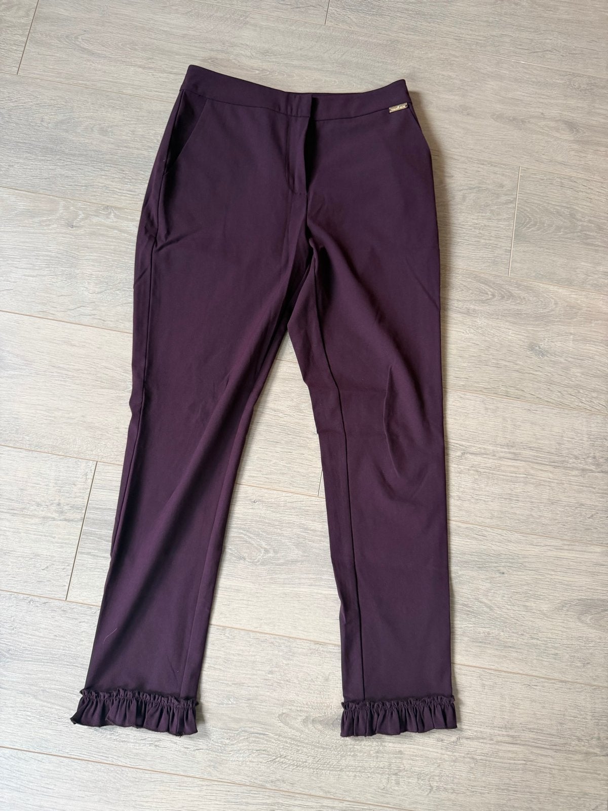 Maria Tailor Broek met Ruches - Maat 36, Paars, Ophalen of Verzenden, Zo goed als nieuw, Maat 36 (S)