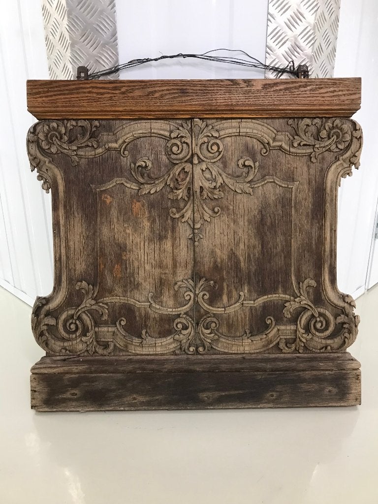 hout wand decoratie 17- 18 eeuw, Huis en Inrichting, Woonaccessoires | Wanddecoraties, Gebruikt, 71 cm, Geen, Hout