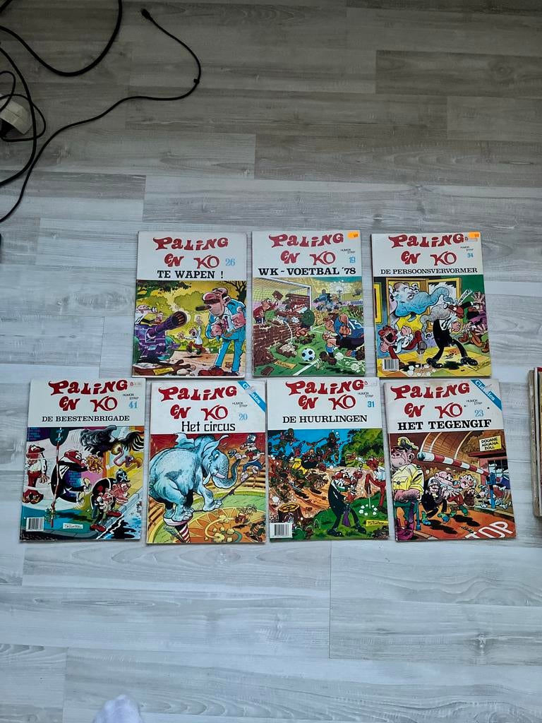 Paling en Ko stripboeken, Boeken, Stripboeken, Meerdere stripboeken, Ophalen of Verzenden, Gelezen