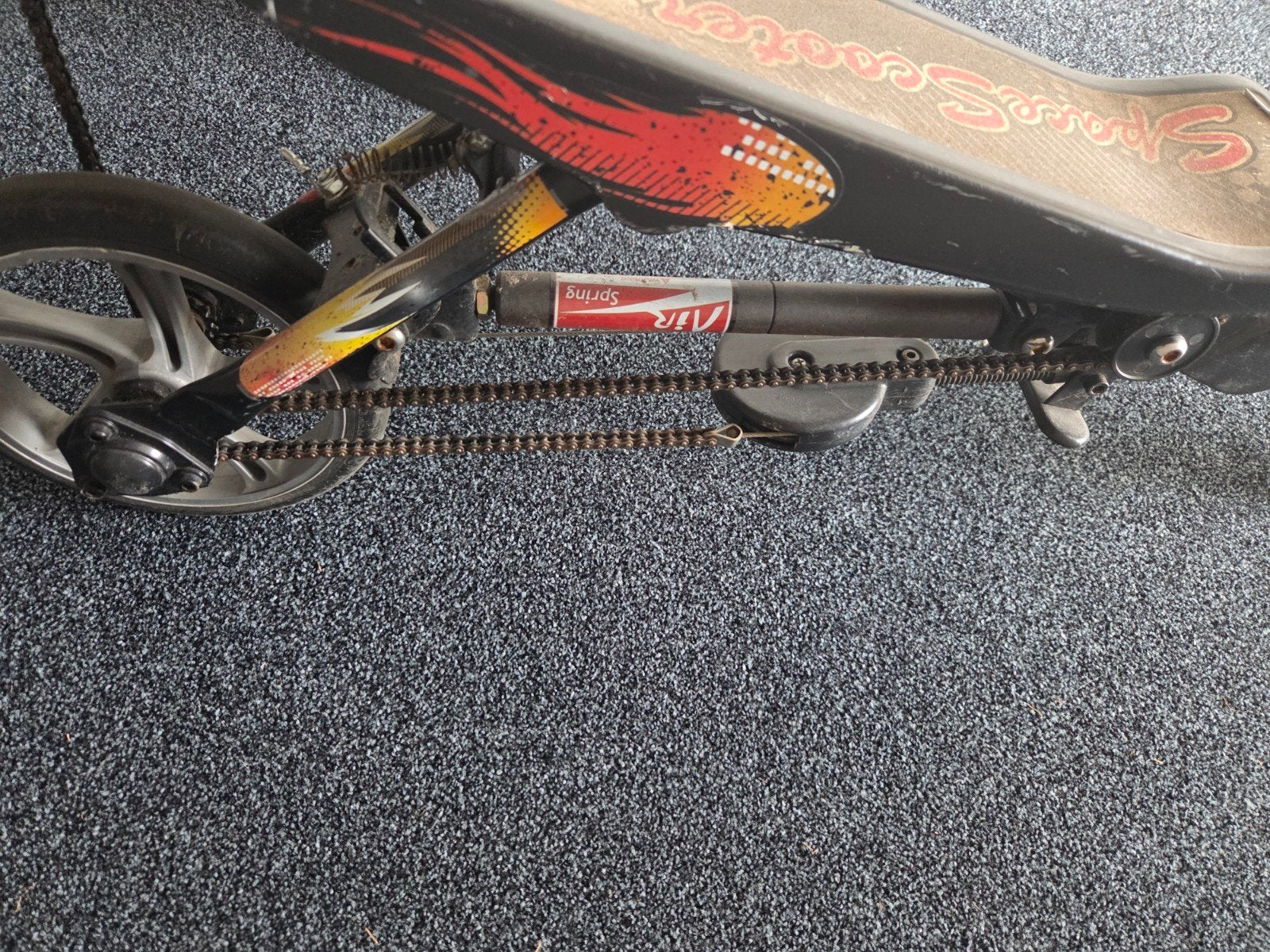 Gebruikte step met vering - Super Scooter, Fietsen en Brommers, Steps, Ophalen, Gebruikt, Gewone step, Super Scooter