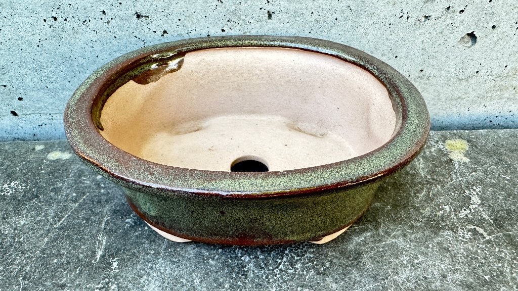 Bonsai schaal pot 12x10x4,5cm (5*), Ophalen of Verzenden, Zo goed als nieuw, Overige vormen, Aardewerk