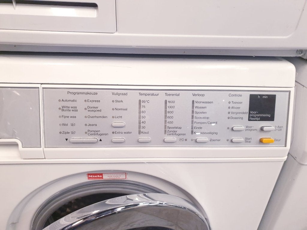 Wasmachine Miele 6kg️️️ ️️️ A++ INC GARANTIE, Witgoed en Apparatuur, Ophalen, Zo goed als nieuw, Voorlader, 85 tot 90 cm