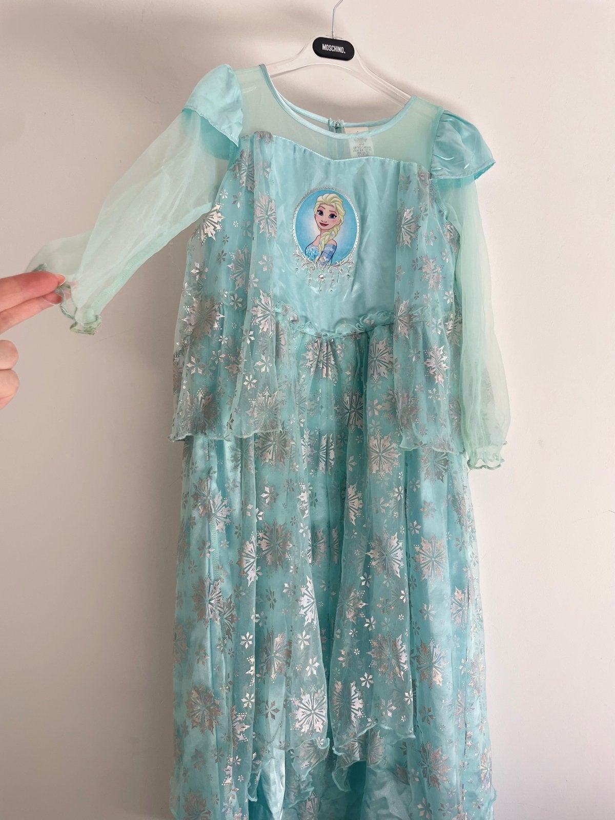 Frozen Elsa jurk verkleedjurk, Ophalen of Verzenden, Gebruikt, 134 t/m 140, Meisje