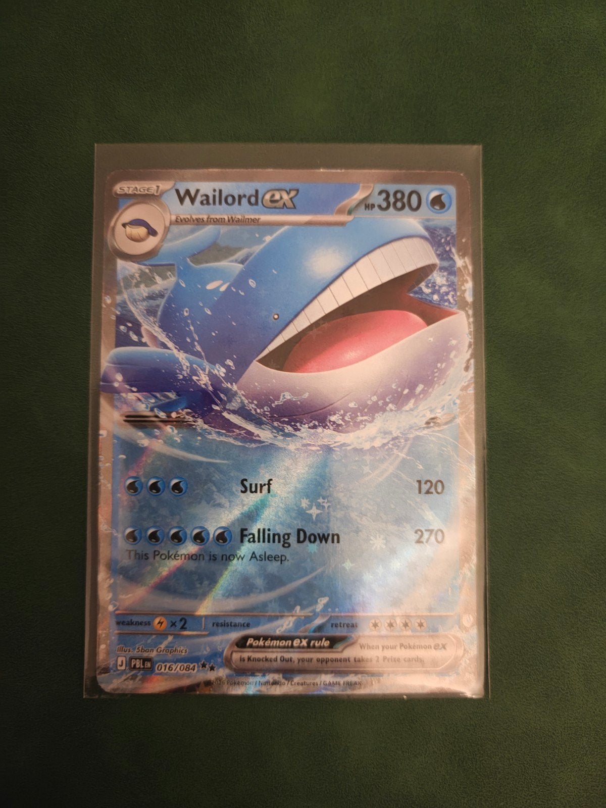Wailord 16/84 - Pitch Black, Ophalen of Verzenden, Zo goed als nieuw