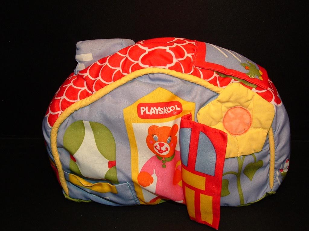 PLAYSKOOL KNUFFEL HUISJE GLADDE STOF BONT GEKLEURD, Verzenden, Nieuw, Overige typen