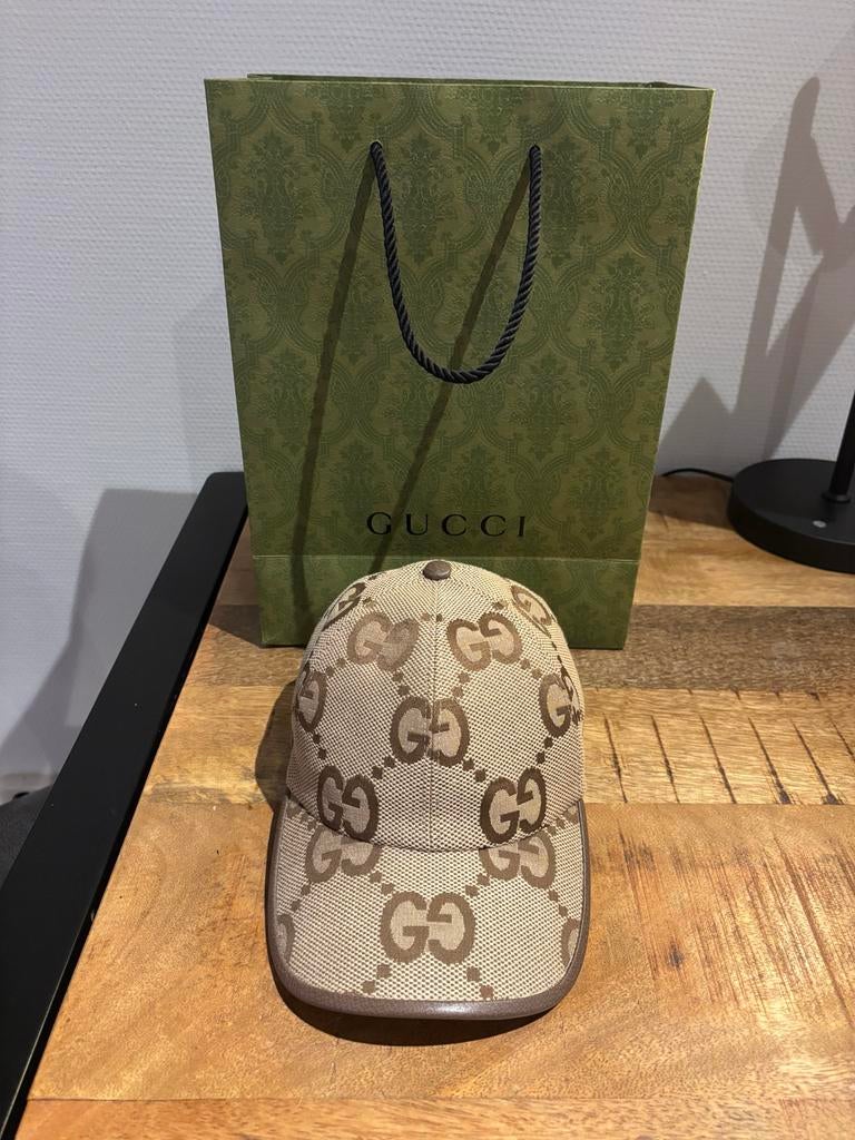Gucci GG Canvas Baseballpet - Zo goed als nieuw, Ophalen of Verzenden, Zo goed als nieuw, One size fits all, Pet
