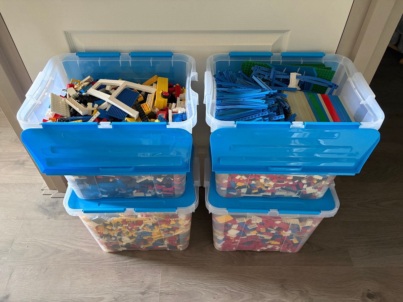 Grote partij LEGO stenen en rails 30 kilo, Ophalen, Gebruikt, Inclusief extra onderdelen, Lego