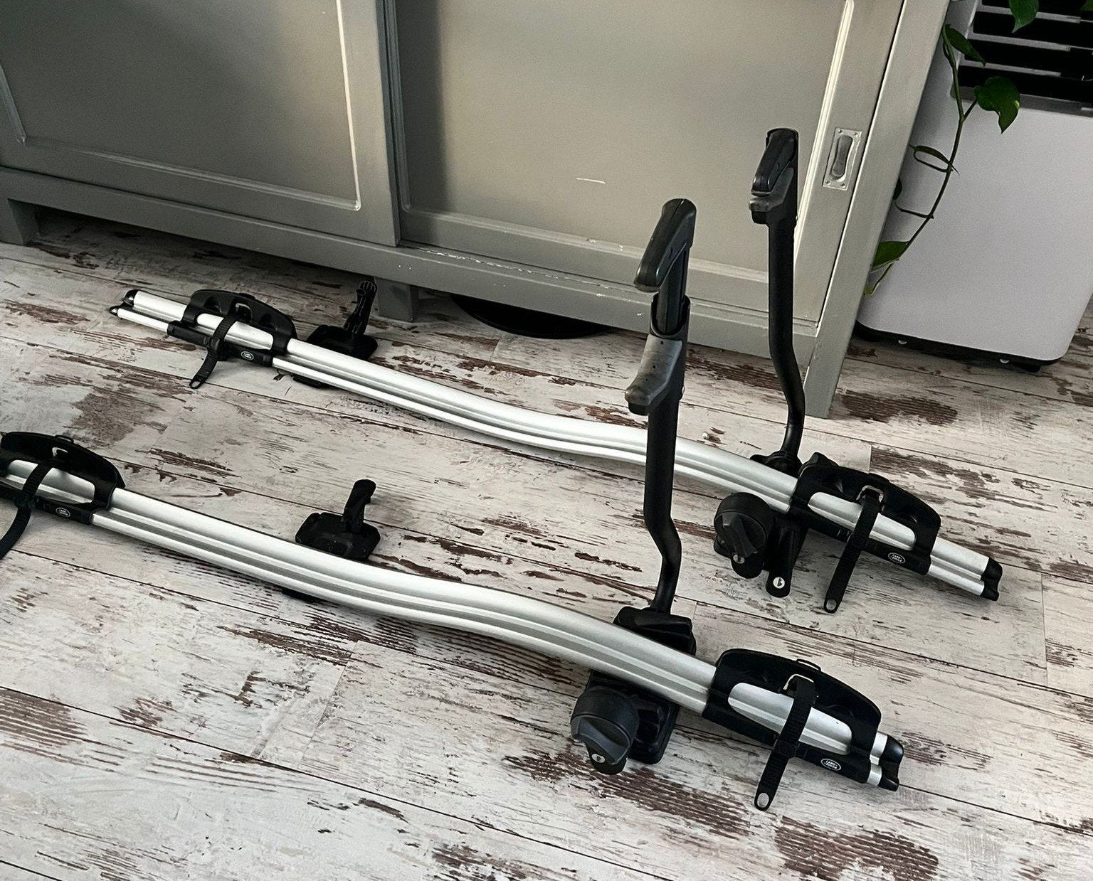 2 x Thule Pro Ride 591 dak fietsendrager, Auto diversen, Fietsendragers, Ophalen, Gebruikt, Dakdrager