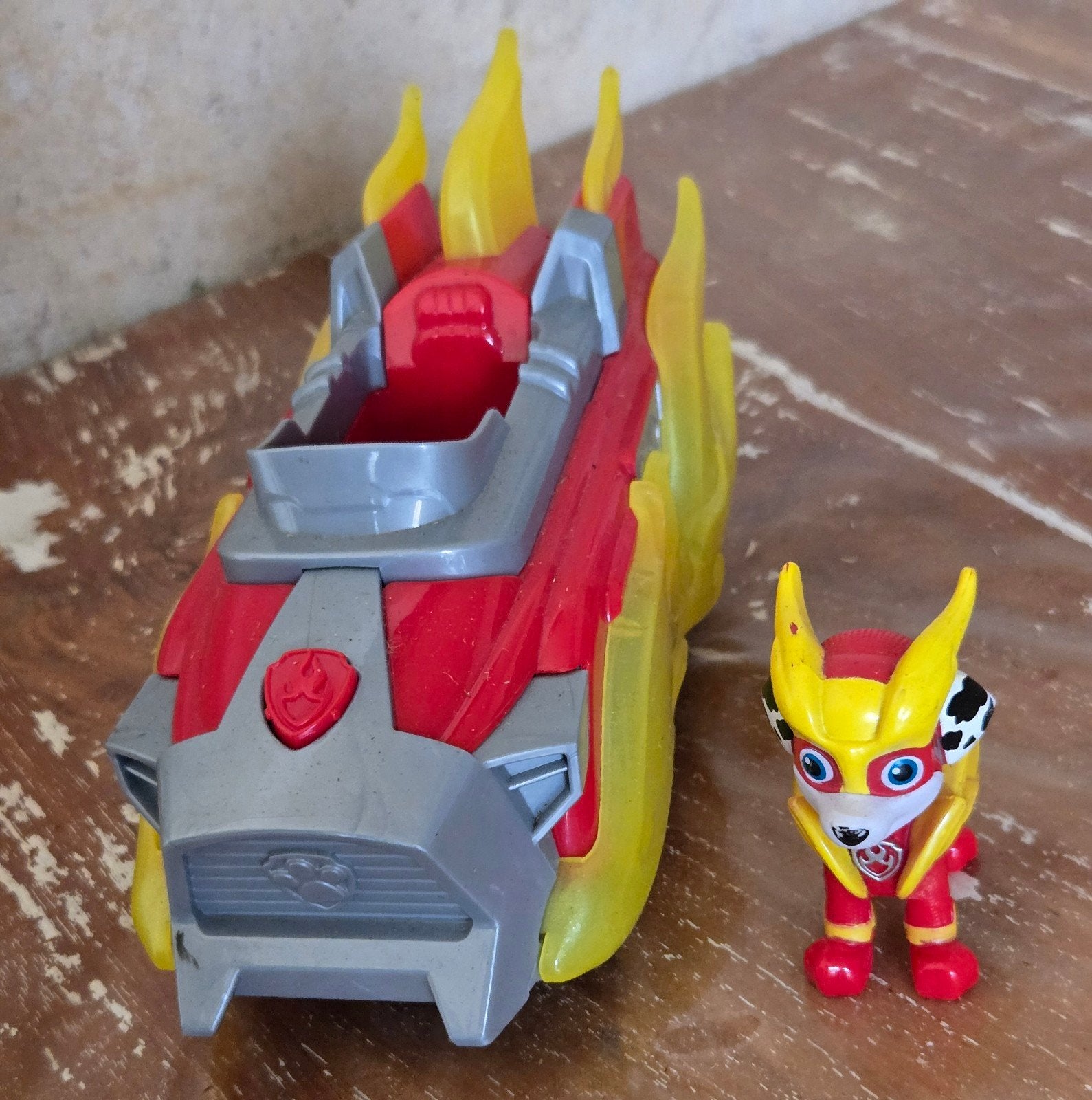 Paw Patrol voertuig met figuur, licht en geluid, Ophalen of Verzenden, Zo goed als nieuw