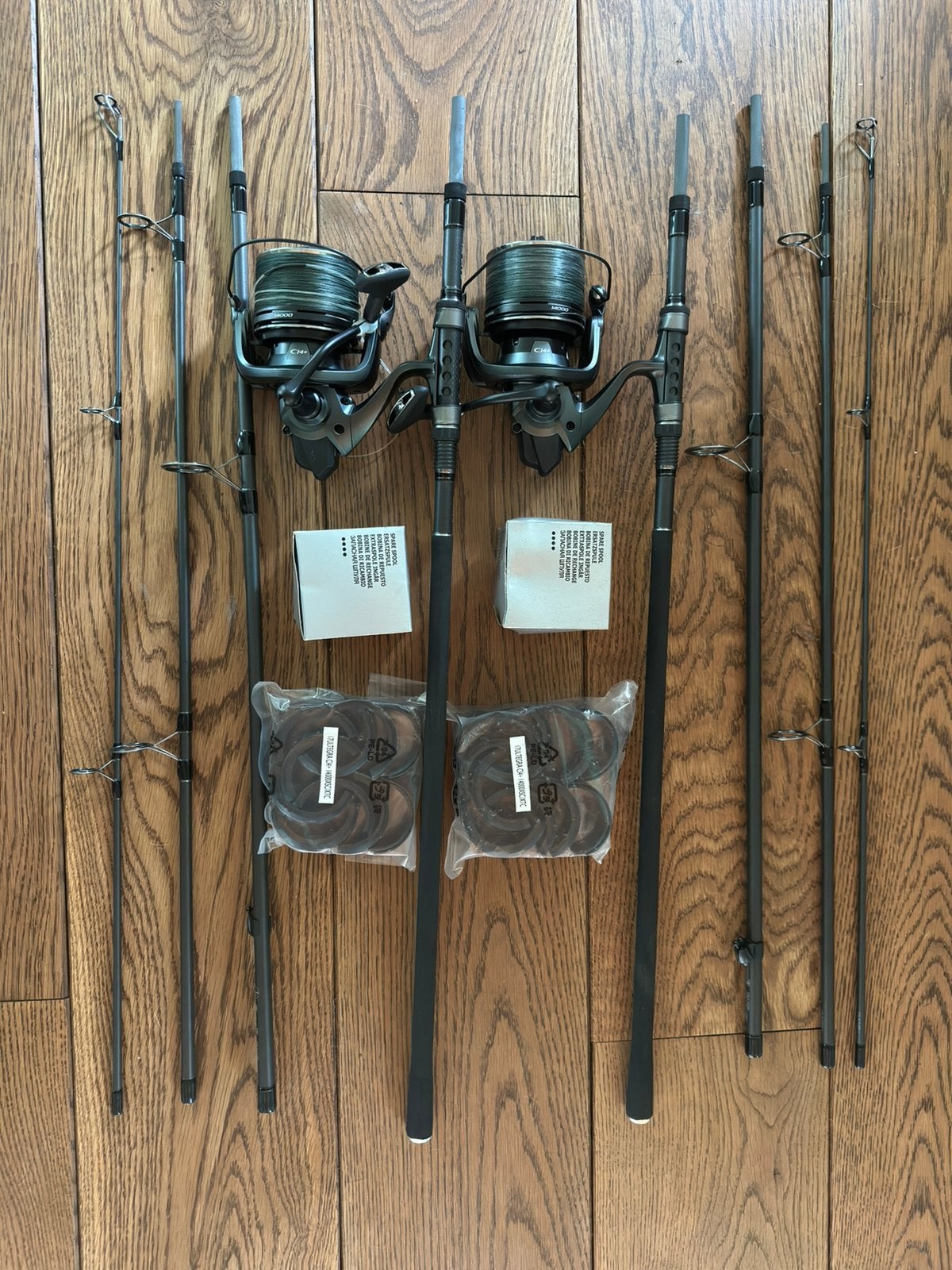 Shimano Tribal TX-Lite A 10' 3.00lb + Ultegra CI4+ 14000 XTC, Watersport en Boten, Ophalen of Verzenden, Zo goed als nieuw, Complete set