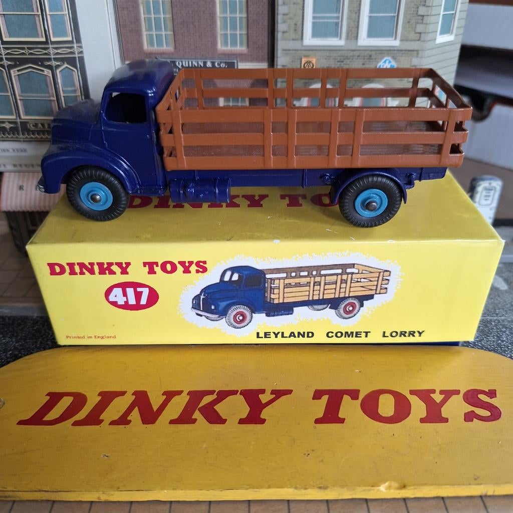 Dinky Toys Bedford Comet Lorry No 417 - Vintage Vrachtwagen, Verzenden, Gebruikt, Bus of Vrachtwagen, Dinky Toys
