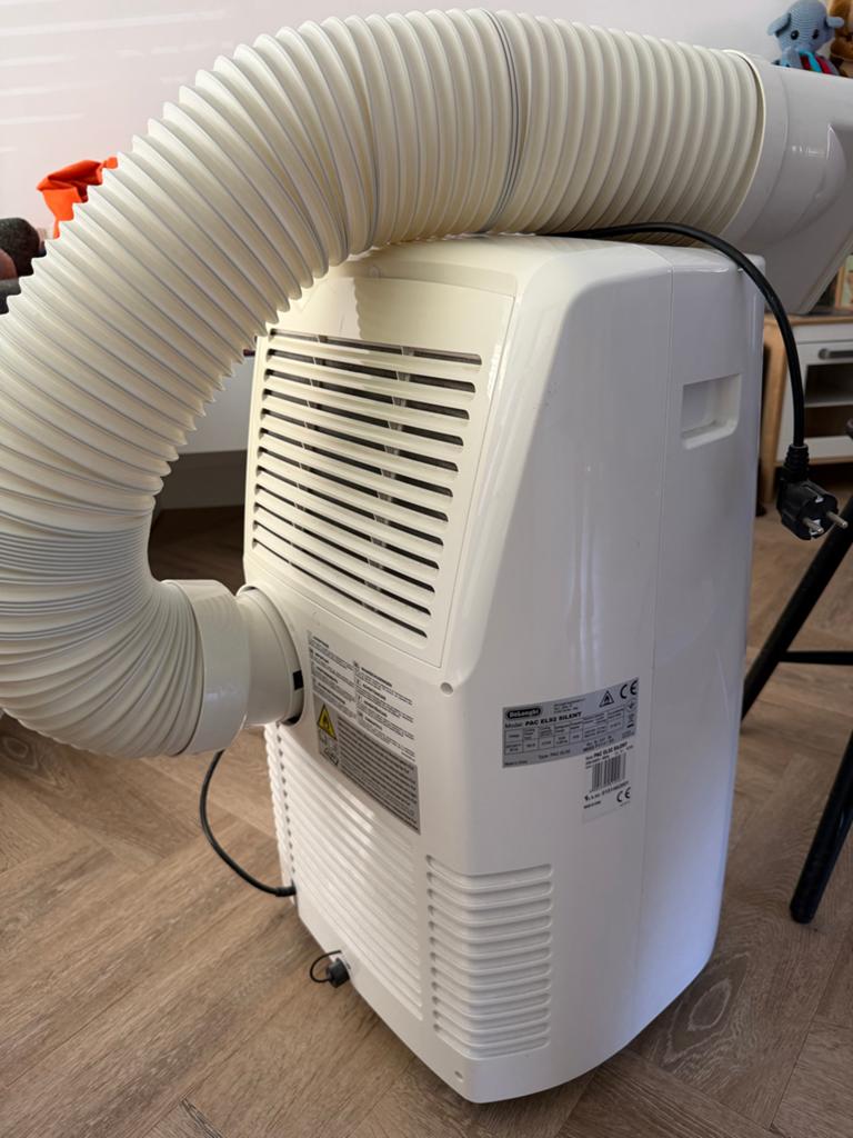 DeLonghi Pinguino Mobiele Airco - Krachtige Koeling, Ophalen, 3 snelheden of meer, Zo goed als nieuw, Koelen en Ontvochtigen