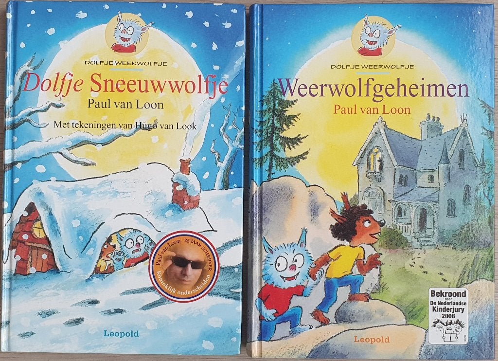 Paul van Loon - Dolfje Sneeuwwolfje + Weerwolfgeheimen, Ophalen of Verzenden, Zo goed als nieuw