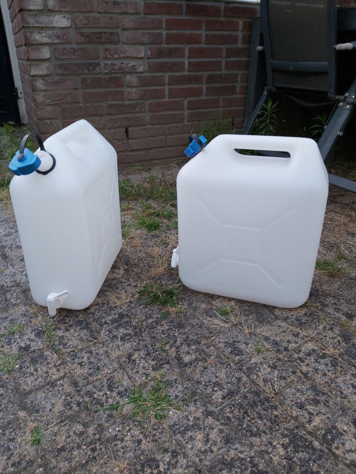 2x Jerrycan 20 Liter, Minder dan 75 liter, Ophalen