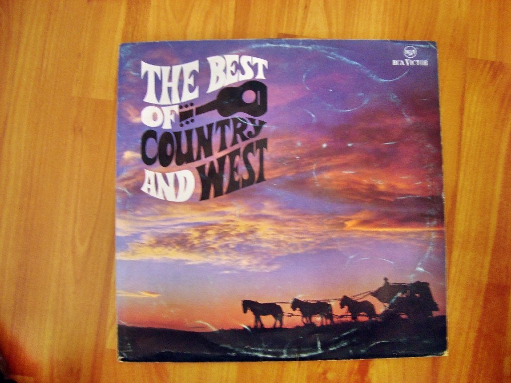 LP:THE BEST OF COUNTRY AND WEST-(1975), Ophalen of Verzenden, Gebruikt, 12 inch